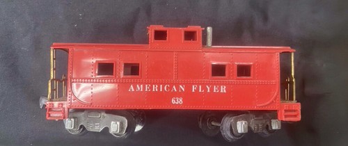American flyer 638 red caboose - american,
